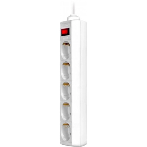 Сетевой фильтр питания Defender ES 3m 5 роз. white (99482)
