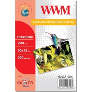 Фотопапір WWM 10x15 (G200.F100 / G200.F100/C)