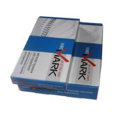 Пружина для переплета wireMARK мет. 12,7мм (100 шт.) белая (47251)