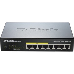 Коммутатор сетевой D-Link DGS-1008P