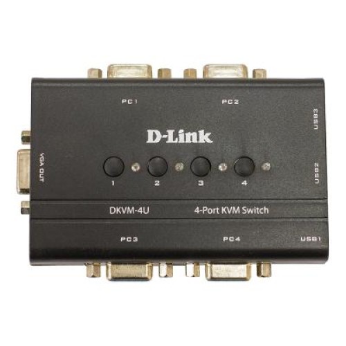 Коммутатор KVM D-Link DKVM-4U