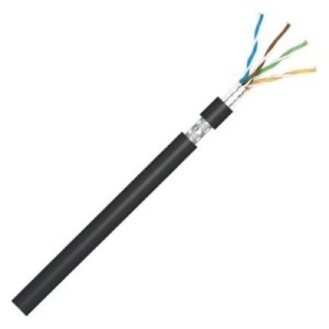 Кабель сетевой FTP cat.5e 305м внешний (F/UTP-cat.5E) OK-Net (КППЭ-ВП (100) 4*2*0,51)