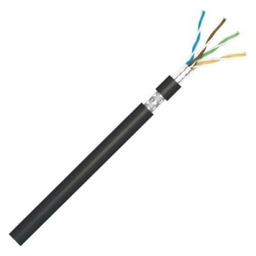 Кабель сетевой FTP cat.5e 305м внешний (F/UTP-cat.5E) OK-Net (КППЭ-ВП (100) 4*2*0,51)