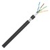 Кабель сетевой FTP cat.5e 305м внешний (F/UTP-cat.5E) OK-Net (КППЭ-ВП (100) 4*2*0,51)