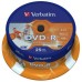 Диск DVD Verbatim 4.7Gb 16X CakeBox 25шт Printable (43538)