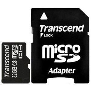 Карта пам'яті Transcend 32Gb microSDHC class 10 (TS32GUSDHC10)