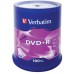 Диск DVD Verbatim 4.7Gb 16X CakeBox 100шт (43551)