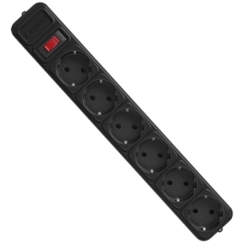 Сетевой фильтр питания Gembird SPG6-G-6B