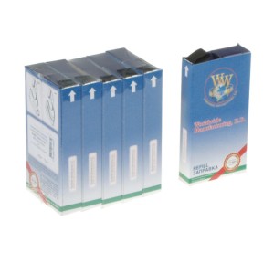 Лента к принтерам 13мм х 12м Refill STD Black*5 WWM (R13.12S5)