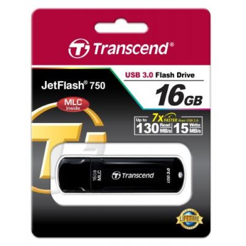 USB флеш накопитель Transcend 16GB JetFlash MLC USB 3.0 (TS16GJF750K)