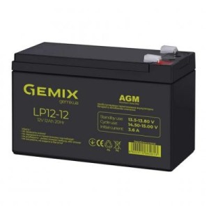 Батарея к ИБП Gemix LP 12В 12Ач (LP1212)