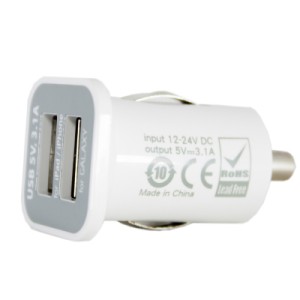Зарядний пристрій PowerPlant 2*USB, 3.1A (DV00DV5036)