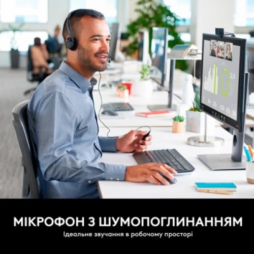 Наушники Logitech PC 960 Stereo Headset USB (981-000100)