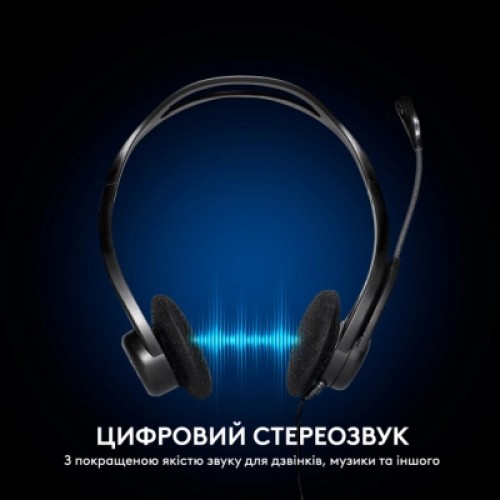 Наушники Logitech PC 960 Stereo Headset USB (981-000100)