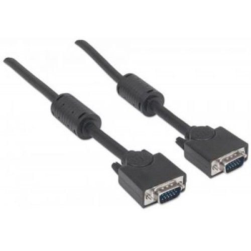 Кабель мультимедийный VGA 3.0m Manhattan (317733)