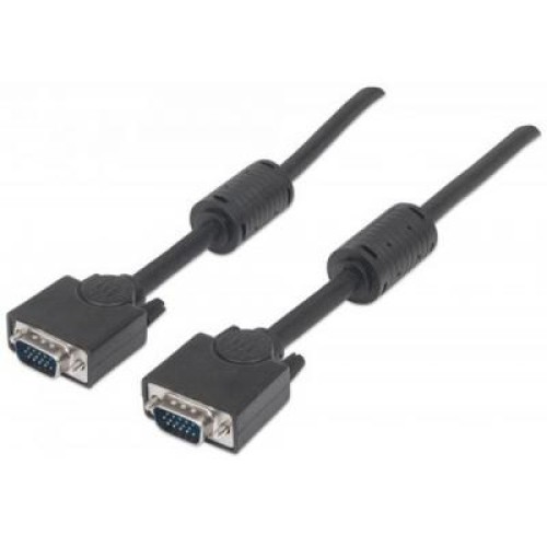 Кабель мультимедийный VGA 3.0m Manhattan (317733)