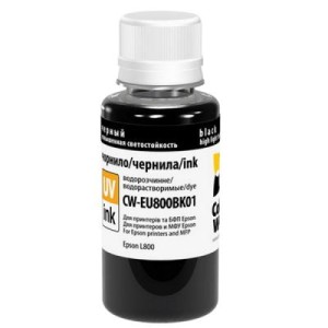 Чернила ColorWay Epson L800 Black EU800BK (CW-EU800BK01)