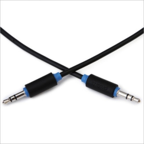 Кабель мультимедийный Jack 3.5mm папа/Jack 3.5mm папа 0.5m Prolink (PB105-0050)
