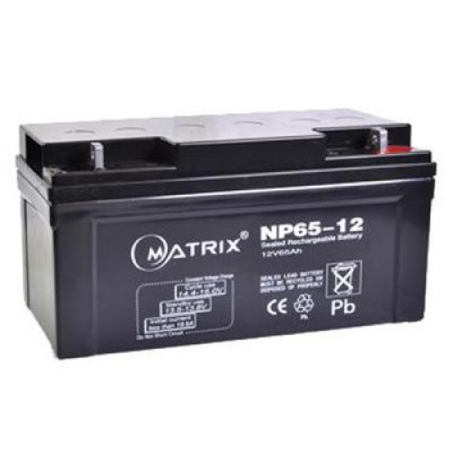 Батарея к ИБП Matrix 12V 65AH (NP65-12) Батарея к ИБП Matrix 12V 65AH (NP65-12)