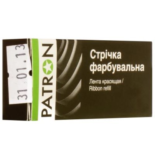 Лента к принтерам Patron 13мм х 7м Black (к) (PN-12.7-7SB)