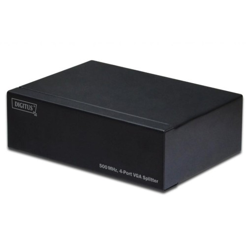 Сплиттер Digitus VGA Splitter 500MHz (HDSUB 15/M * 4, HDSUB 15/F * 1) (DS-42110)