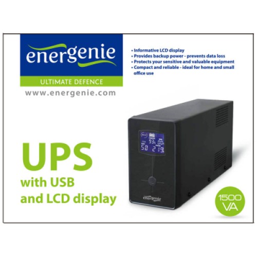 Источник бесперебойного питания EnerGenie EG-UPS-034 1500VA LCD (EG-UPS-034)