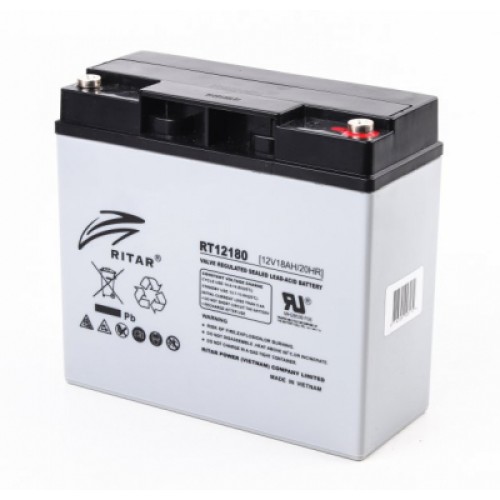 Батарея к ИБП Ritar AGM RT12180, 12V-18Ah (RT12180)