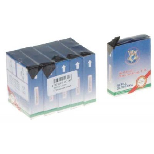 Лента к принтерам 13мм х 10м Refill STD Black*5шт (к) WWM (R13.10S5)