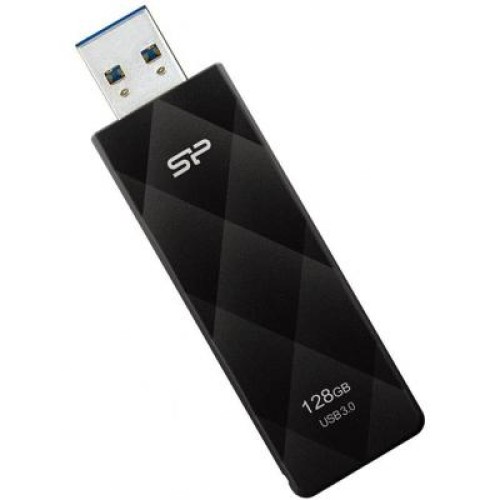 USB флеш накопитель Silicon Power 128GB Blaze B20 Black USB 3.0 (SP128GBUF3B20V1K)