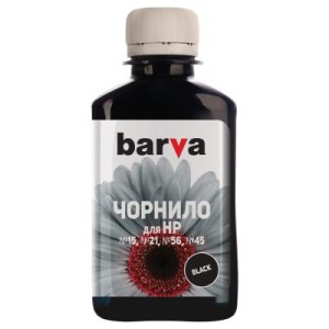 Чернила Barva HP №21/27/56 BLACK Pigment 180г (H56-203)