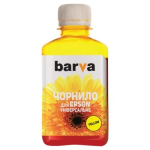 Чернила Barva Epson universal 1, water-soluble, 180г YELLOW (EU1-456)