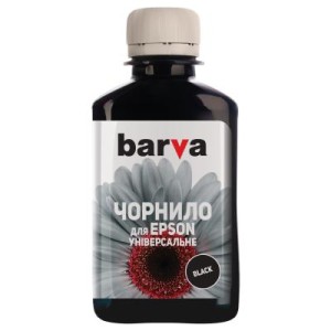Чернила Barva Epson universal 1, water-soluble, 180г, BLACK (EU1-451)