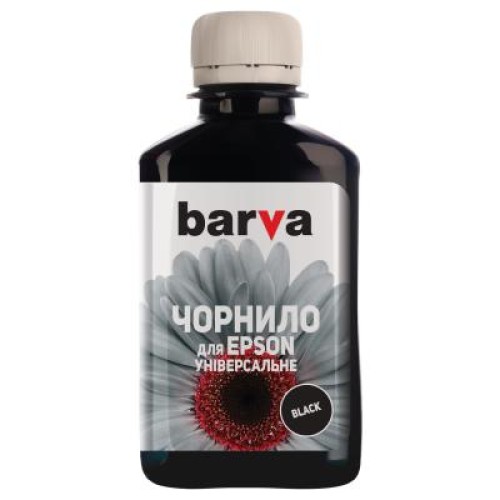 Чернила Barva Epson universal 1, water-soluble, 180г, BLACK (EU1-451)