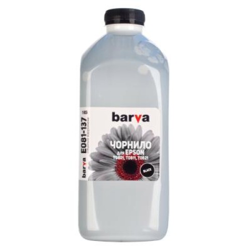 Чернила Barva EPSON T0811 BLACK 1кг (E081-137)