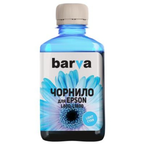 Чернила Barva Epson 673 180г LIGHT CYAN (L800-417)