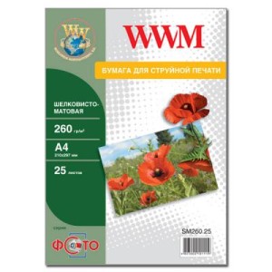 Фотобумага WWM A4 (SM260.25)
