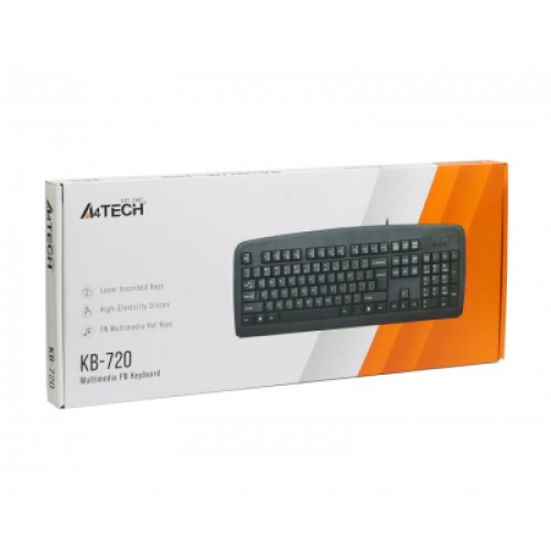 Клавиатура A4Tech KB-720 Black USB