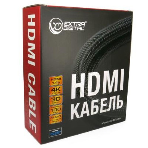 Кабель мультимедийный HDMI M to HDMI M 15.0m Extradigital (KBH1614) Кабель мультимедийный HDMI M to HDMI M 15.0m Extradigital (KBH1614)