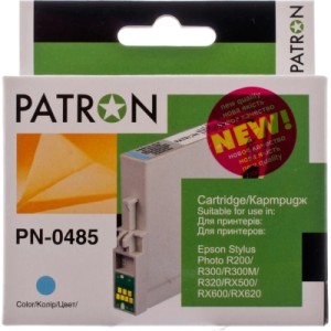Картридж Patron для EPSON R200/300 (PN-0485)L/CYAN (CI-EPS-T048540-LC-PN)