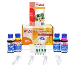 Комплект перезаправних картриджів WWM Epson S22/SX125/SX420W (RC.T128N)