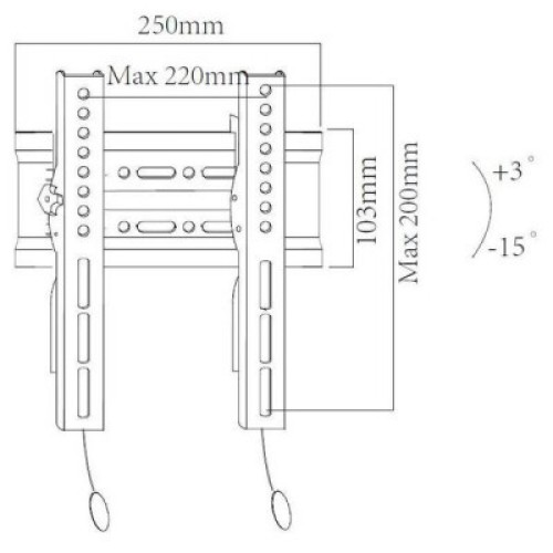 Кронштейн X-Digital STEEL ST215 Black