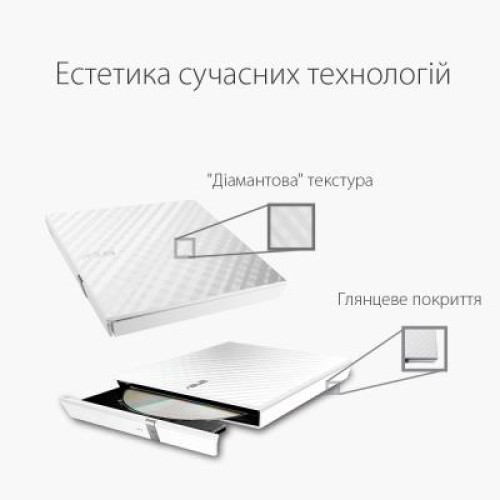 Оптический привод DVD-RW ASUS SDRW-08D2S-U LITE/WHT/G/AS (90-DQ0436-UA221KZ)
