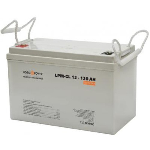 Батарея к ИБП LogicPower LPM-GL 12В 120Ач (3870) Батарея к ИБП LogicPower LPM-GL 12В 120Ач (3870)