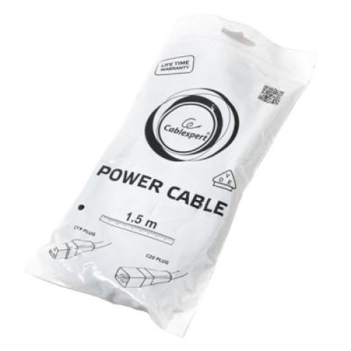 Кабель питания Cablexpert C19 to C20 1.5m 1.5mm2 16A (PC-189-C19)