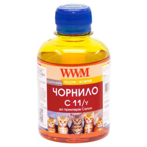 Чернила WWM CANON CL441/511/513/CLI521/426 Yellow (C11/Y)