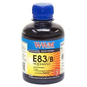 Чорнило WWM EPSON StPhoto R270/290 Black /NEW (E83/B)