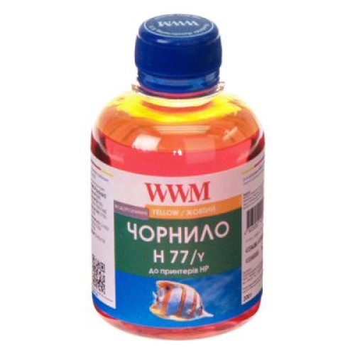 Чернила WWM HP №177 85 Yellow (H77/Y)