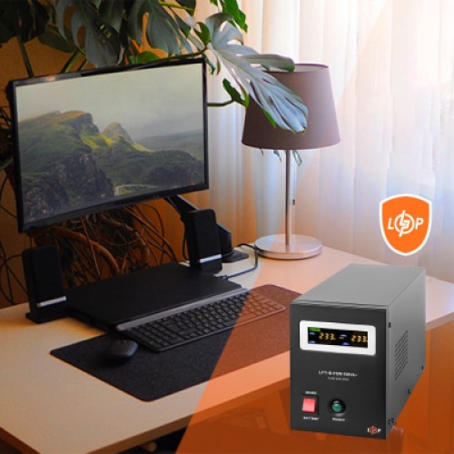 Источник бесперебойного питания LogicPower LPY- B - PSW-500VA+, 5А/10А (4149)