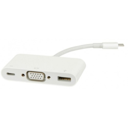 Порт-репликатор Apple USB-C to VGA Multiport Adapter (MJ1L2ZM/A)