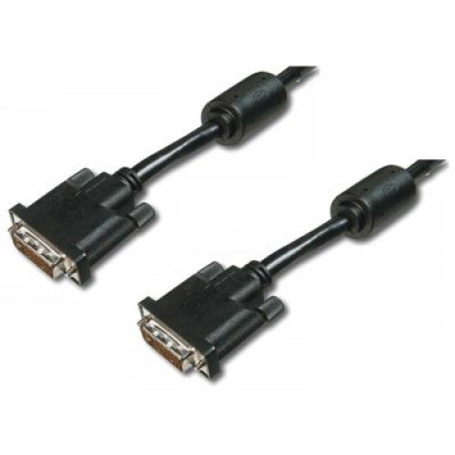Кабель мультимедийный DVI to DVI 24+1pin, 2.0m Digitus (AK-320101-020-S)